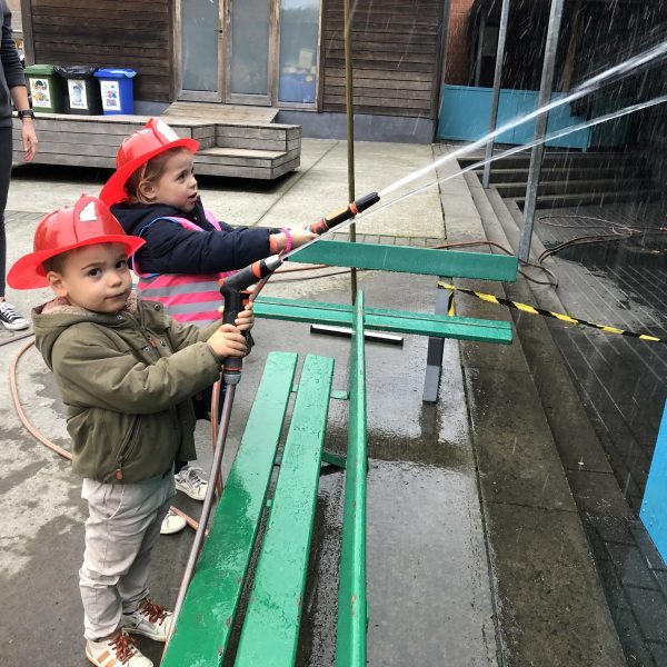 Kikkerklas: later ga ik bij de brandweer.